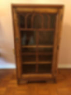 Antique Cherry Curio Cabinet