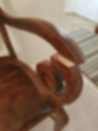 Vintage Walnut Settee