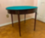 Mahogany Demi Lune Table