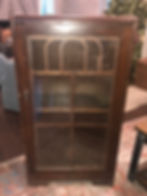 Antique Cherry Curio Cabinet