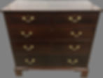 Five Drawer Mahogany Veneer Dresser