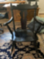 Vintage Black Rocking Chair