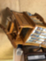Oak Glider with Broken Rocker
