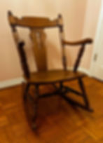 Vintage Cherry Rocking Chair