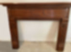 Antique Pine Carved Mantle