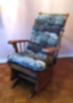 Oak Glider Repaired
