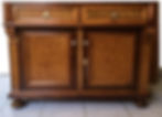Mahogany and Curly Maple Buffet