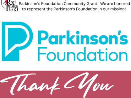 Thank you Parkinson’s Foundation Community Grants!