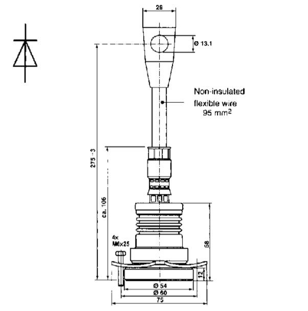 ABB Avalanche Diode 5SDA 08P2634