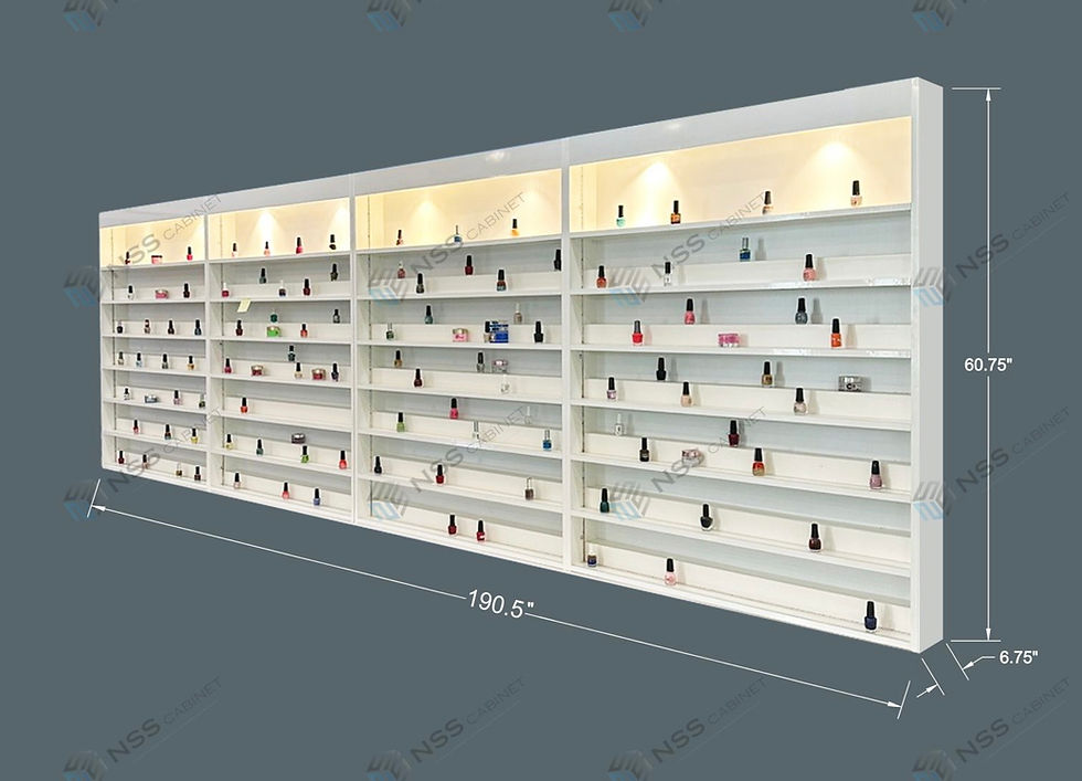 Thumbnail: 191L WallMount Glory Polish or Dip Rack