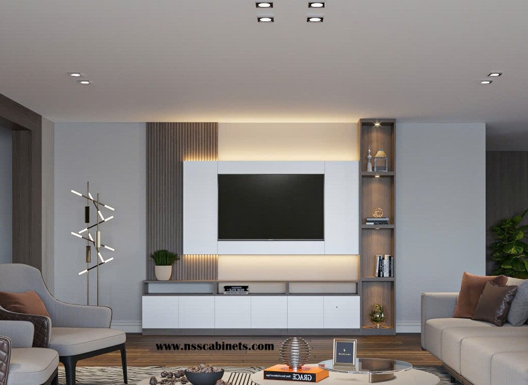 Decorative Paneling TV Wall Mounted 03