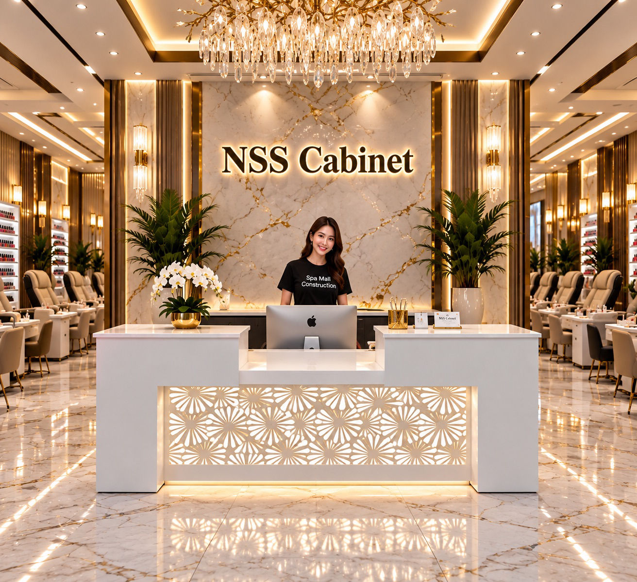 CNC Reception Counter Plus Option