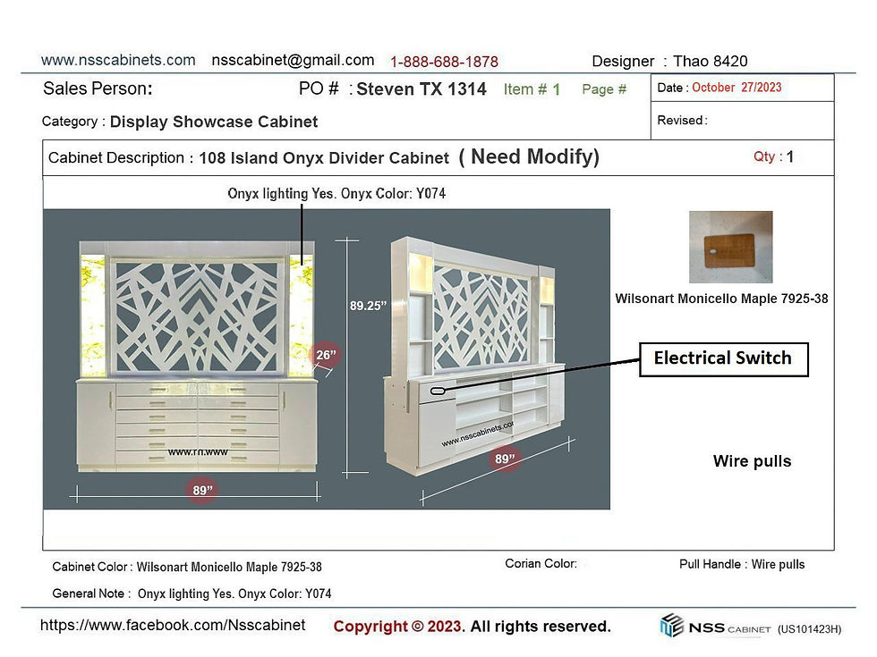 Thumbnail: 89 L Island Divider Cabinet