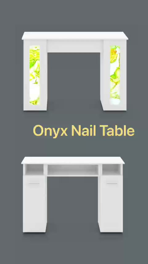 Thumbnail: 1 Seat Onyx Nail Table