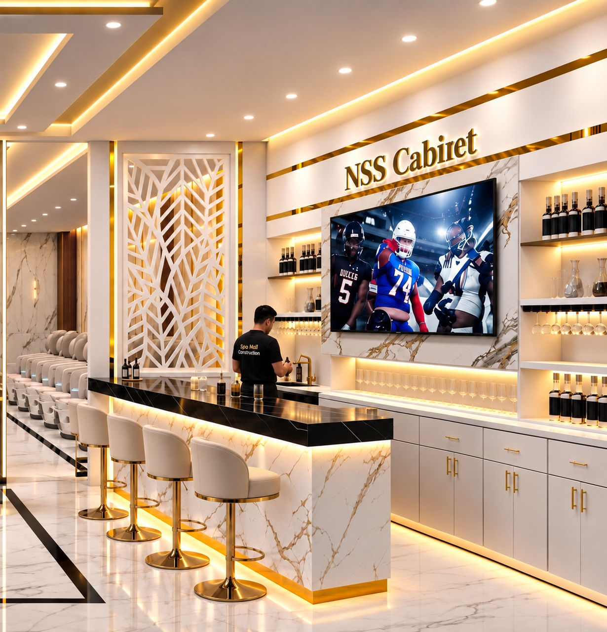 GG Wine Bar & Display Wine Cab $ 999 / Feet