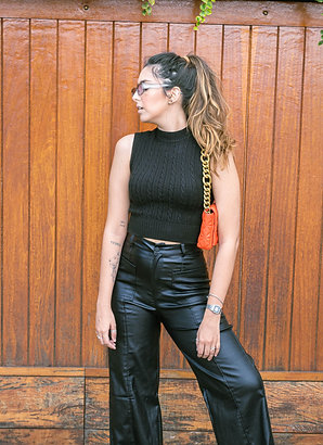 Cropped tricot Modal