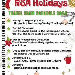 Holiday & Spring Reminders