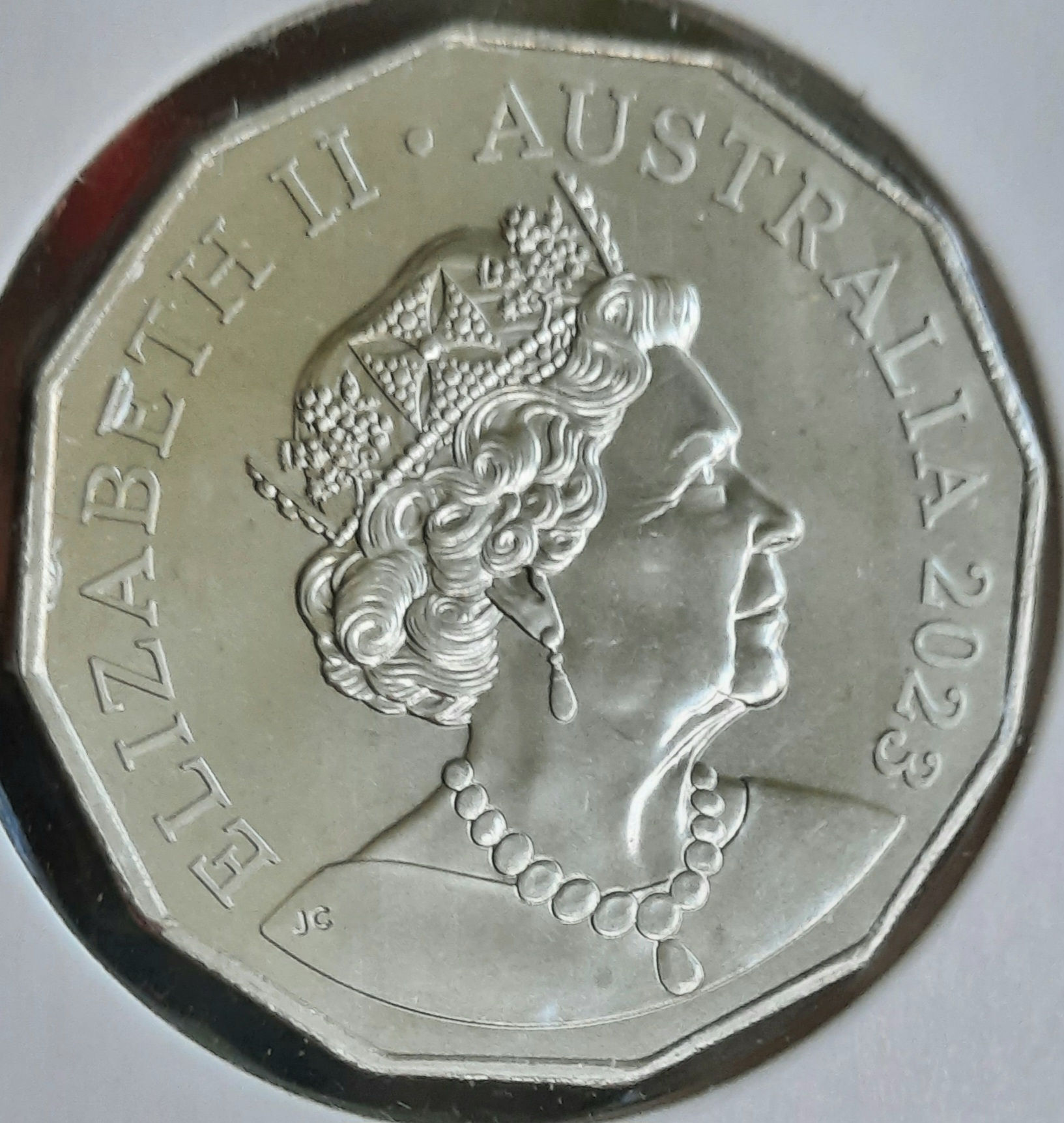 2023 - 50 Cent C of A from uncirculated Mint Set