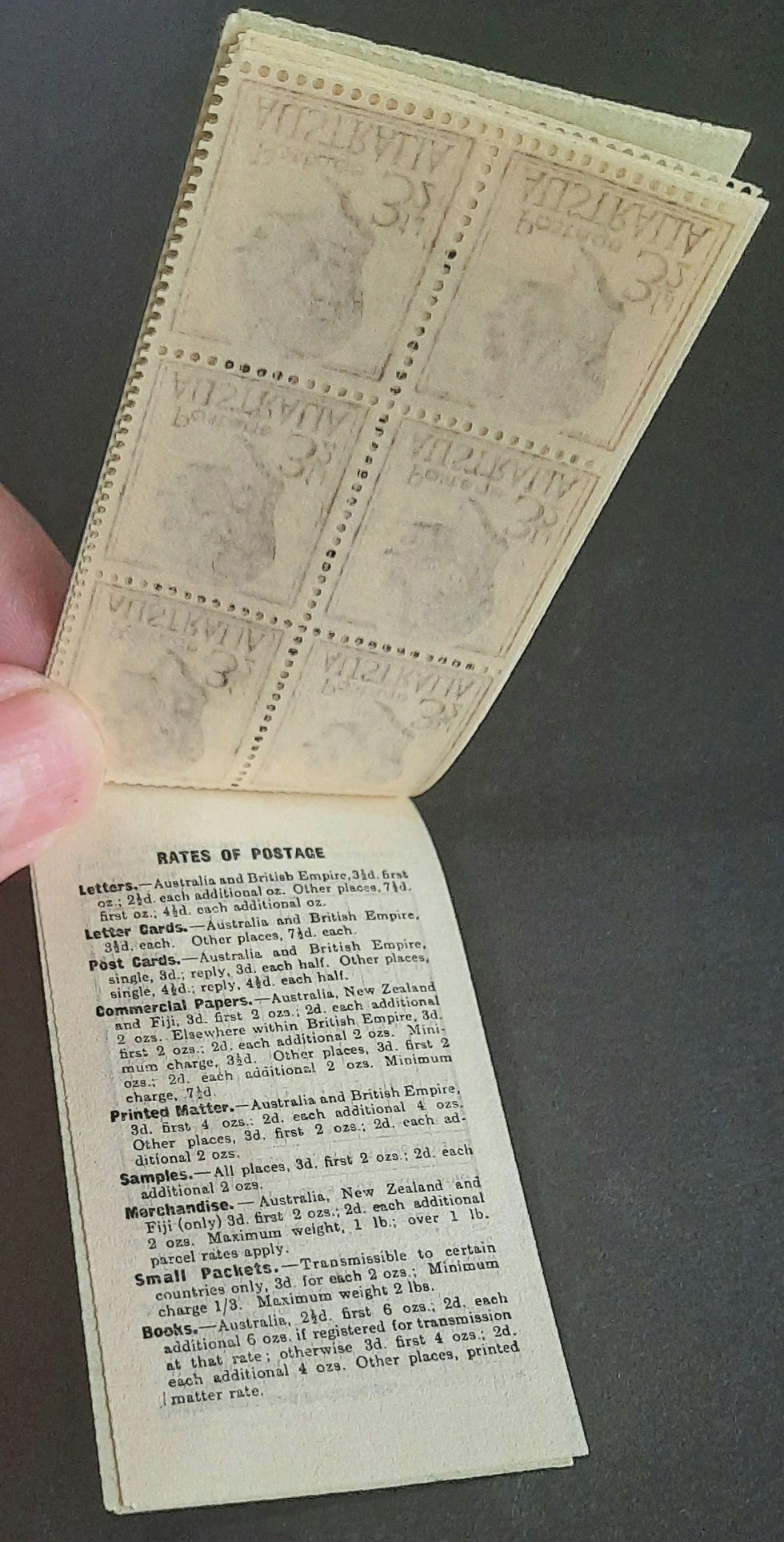 Thumbnail: B56B 1952 3/6d Booklet 12 x 3 1/2d Brown KGVI