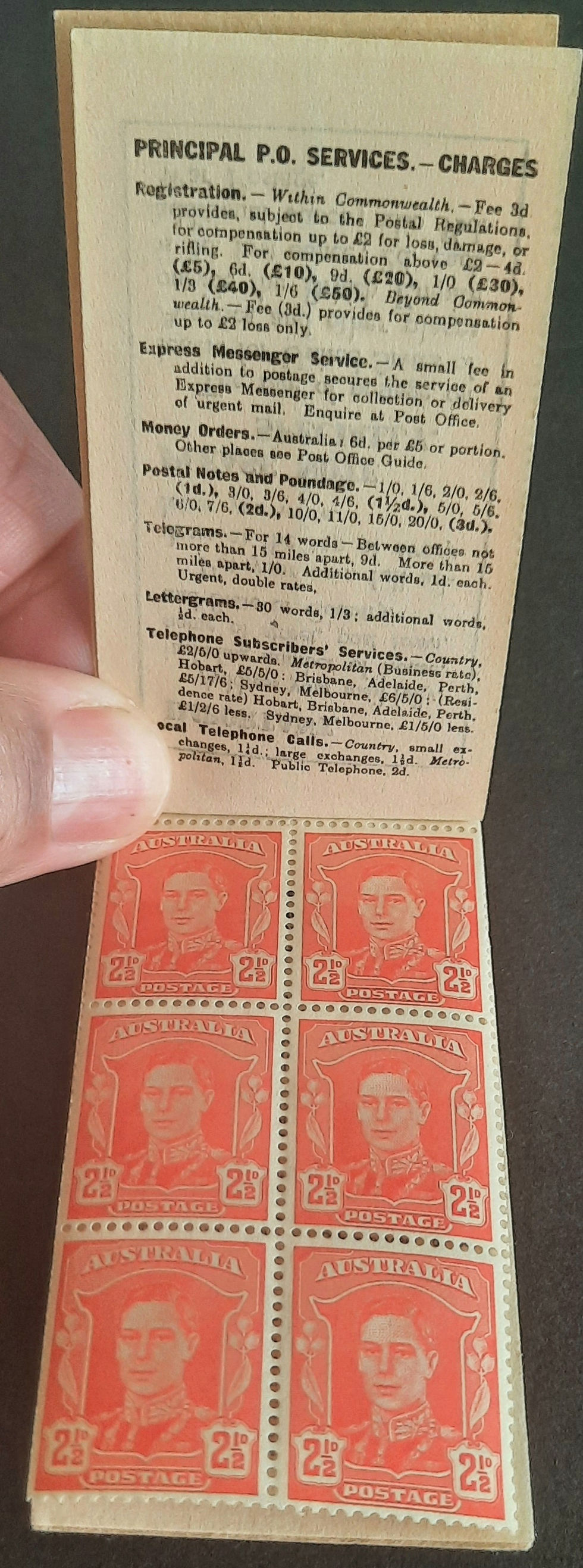 Thumbnail: B55 New Format 2/6d Booklet 12 x 2 1/2d Scarlet KGVI