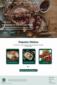 Homepage Mockup