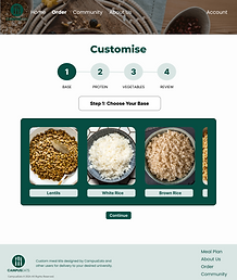 Customise Meal Mockup