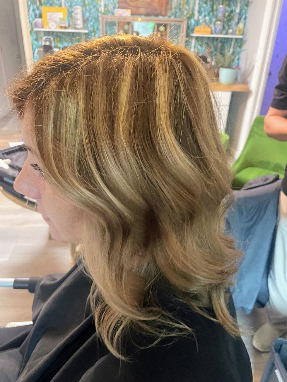 HIGHLIGHTS ON DARK BLONDE HAIR MORE.JPG
