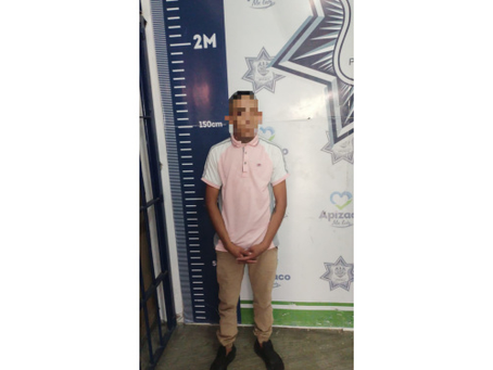 EN APIZACO DETIENEN A DOS SUJETOS POR POSESIÓN DE MOTOCICLETA CON REPORTE DE ROBO