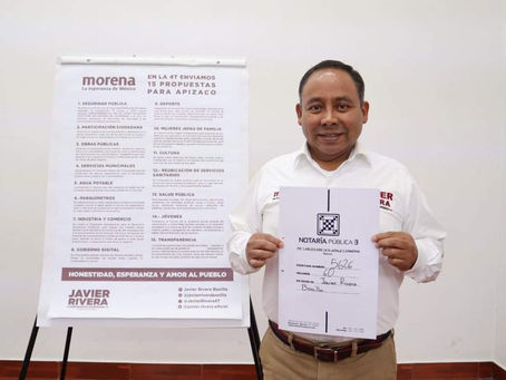 APIZACO SIEMPRE HA TENIDO DINERO, PERO ANTES HABÍA FUGA DE RECURSOS Y SE ROBABAN EL DINERO: JAVIER RIVERA