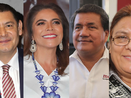 MORENISTAS Y HASTA VIUDA BARBOSA SE ANOTAN PARA LA GUBERNATURA DE PUEBLA