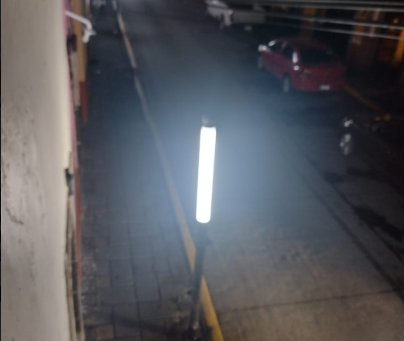 SE INCONFORMAN POBLADORES POR CAMBIO DE LUMINARIAS EN EL CENTRO DE HUAMANTLA