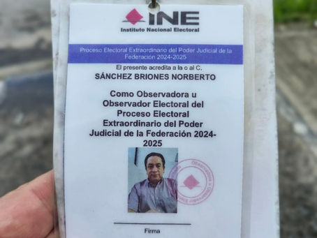 FUNCIONARIO DE LA FISCALÍA SE DISFRAZA DE “OBSERVADOR” EN LA #ELECCIÍNJUDICIAL || ANTE CRÍTICAS DE CINISMO Y ESPIONAJE, NORBERTO SÁNCHEZ “BAJA” SU PUBLICACIÓN DE REDES