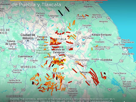 SKY ALERT LANZA MAPA DE FALLAS GEOLÓGICAS LOCALIZADAS EN #PUEBLA Y #TLAXCALA