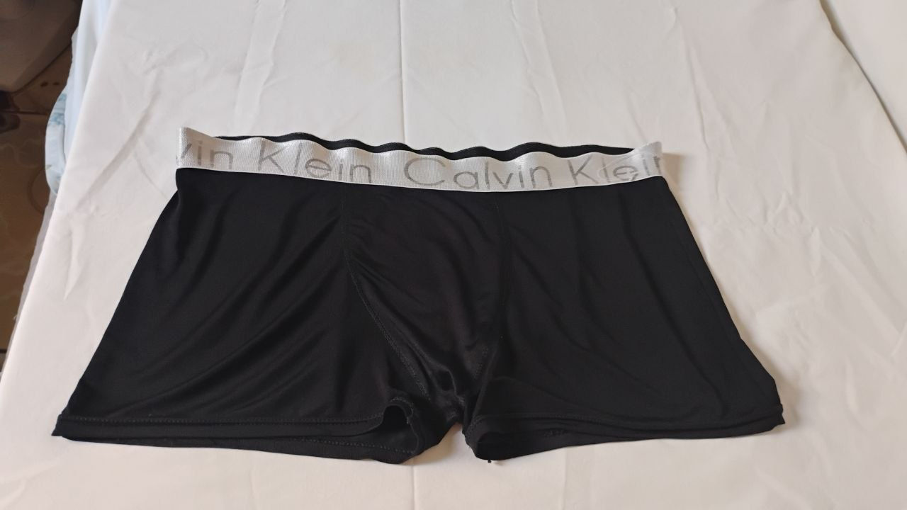 Cueca Boxer Preta GG CK