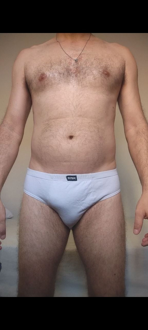 Cueca Slip Branca M/G Risk