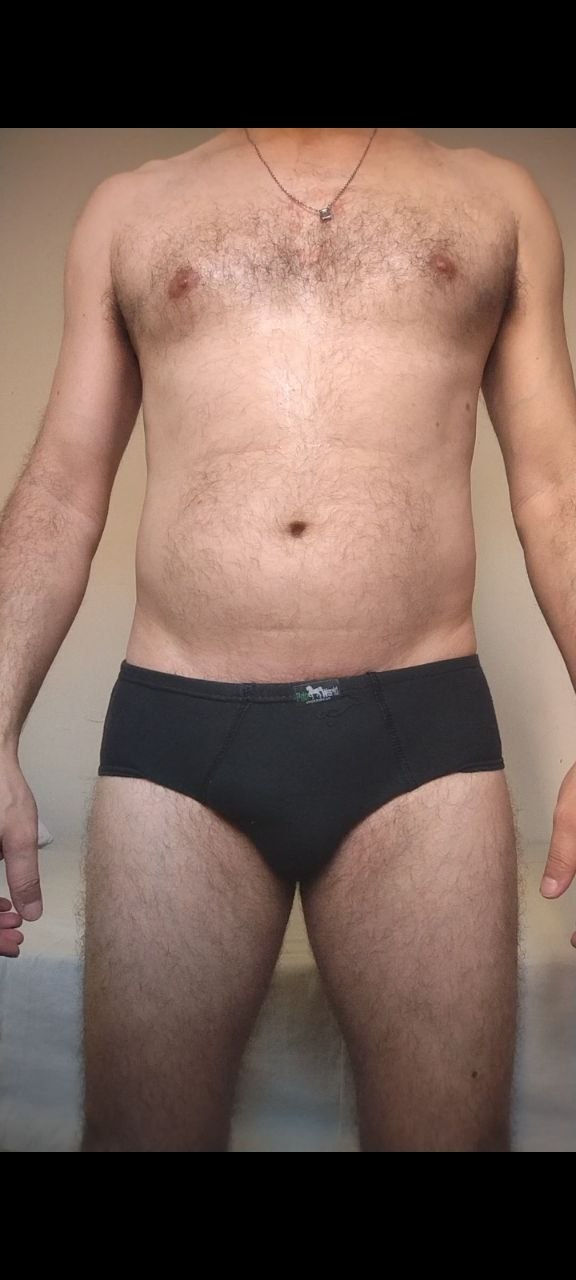 Cueca Slip Preta P/M Mangalarga