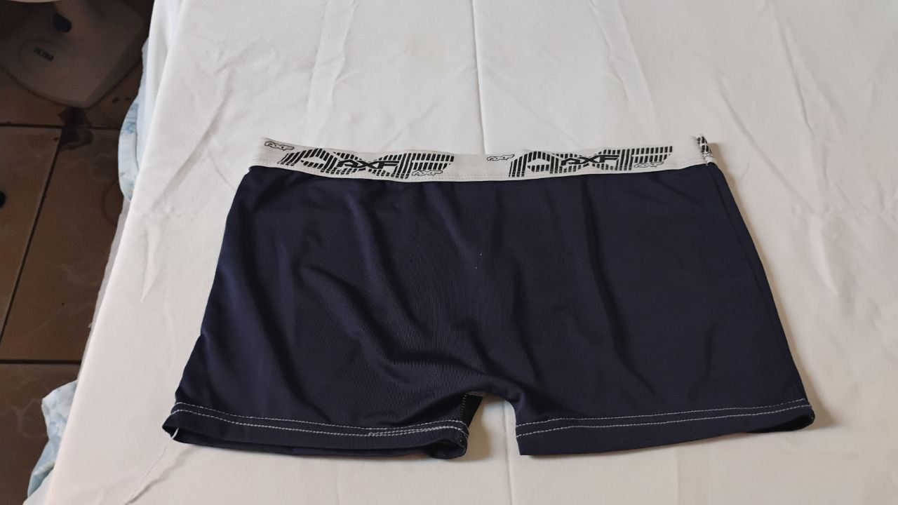 Cueca Boxer Azul M AXF