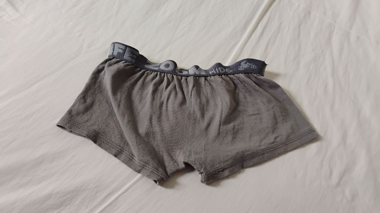 Cueca Sungão Cinza PP/P Zoom Kids