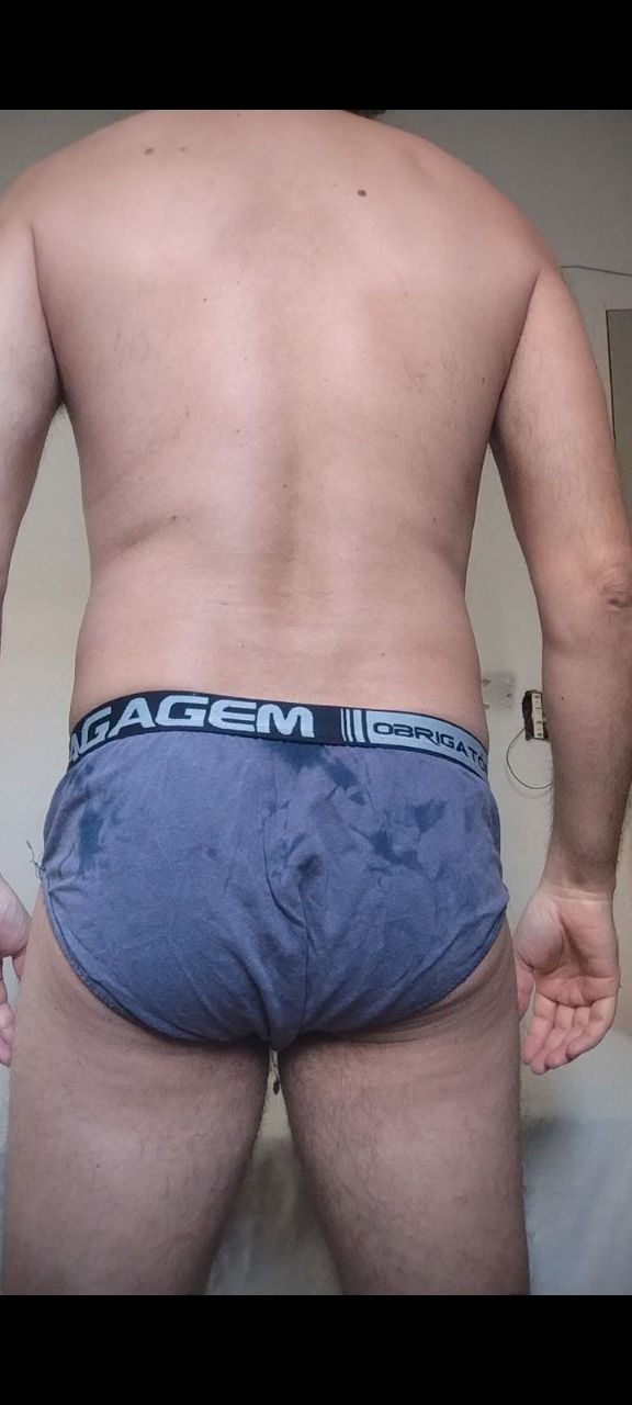 Cueca Slip Azul M/G Bagagem Obrigatória