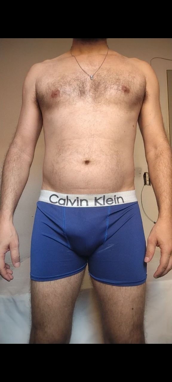 Cueca Boxer Azul M/G CK