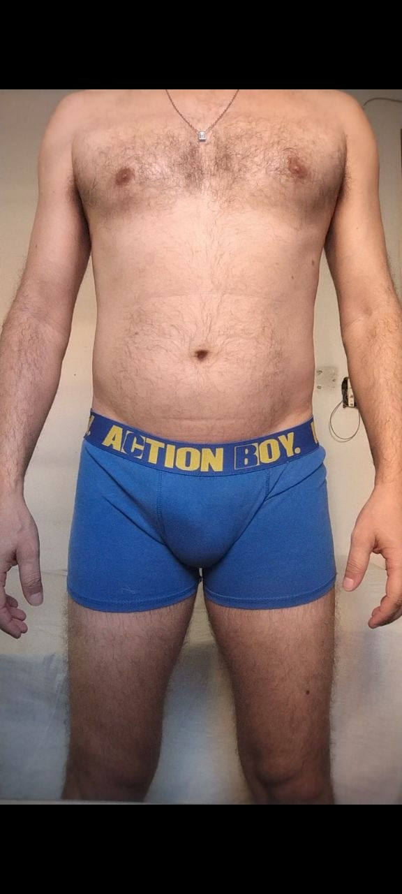 Cueca Sungão Azul M Action Boy