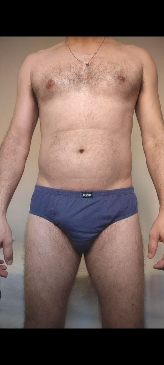 Cueca Slip Azul M/G Risk