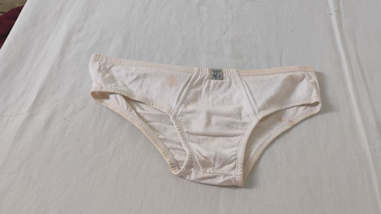 Cueca Slip Branca P Pula Bula