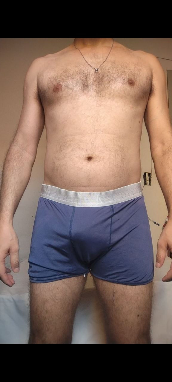 Cueca Boxer Azul G CK