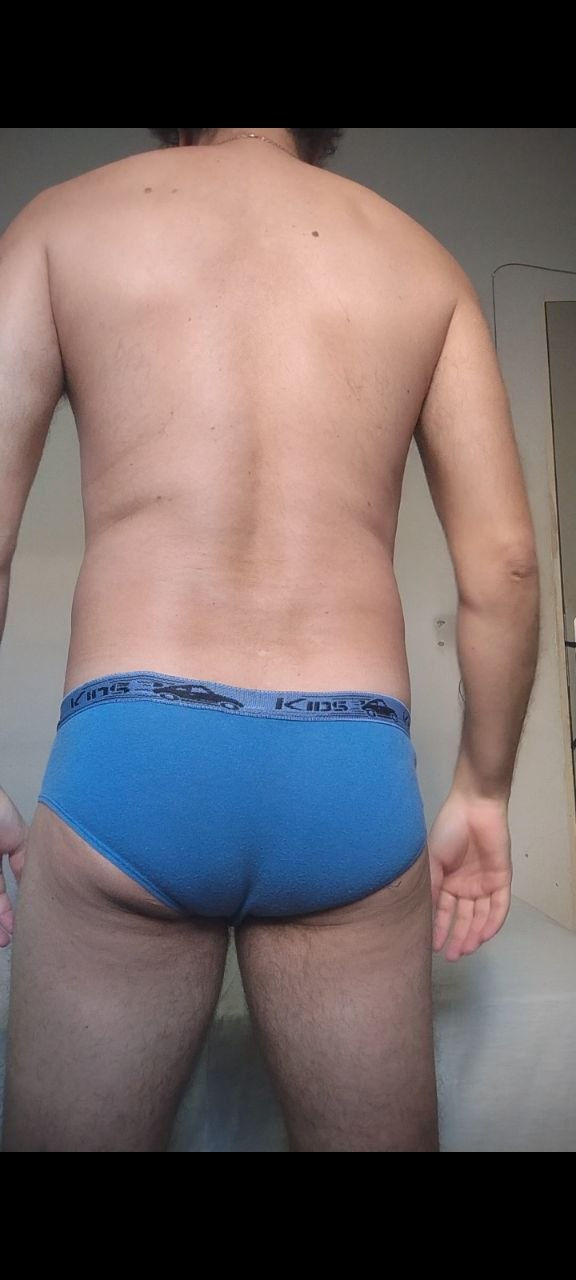 Cueca Slip Azul P Kids