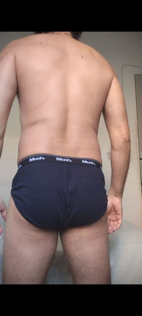 Cueca Slip Preta M/G Mash