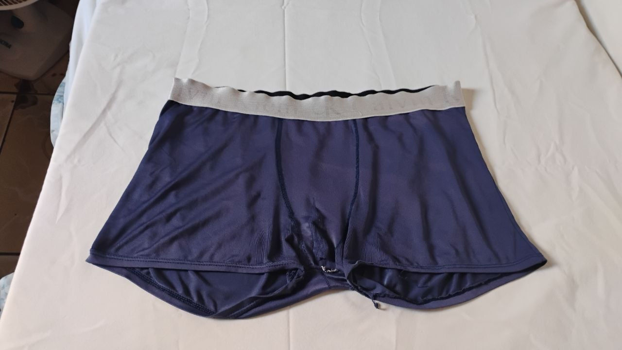 Cueca Boxer Azul G CK