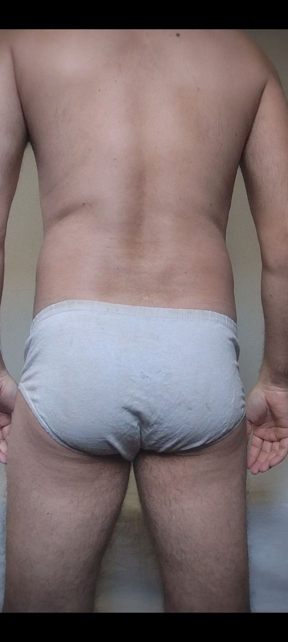 Cueca Slip Bege M/G