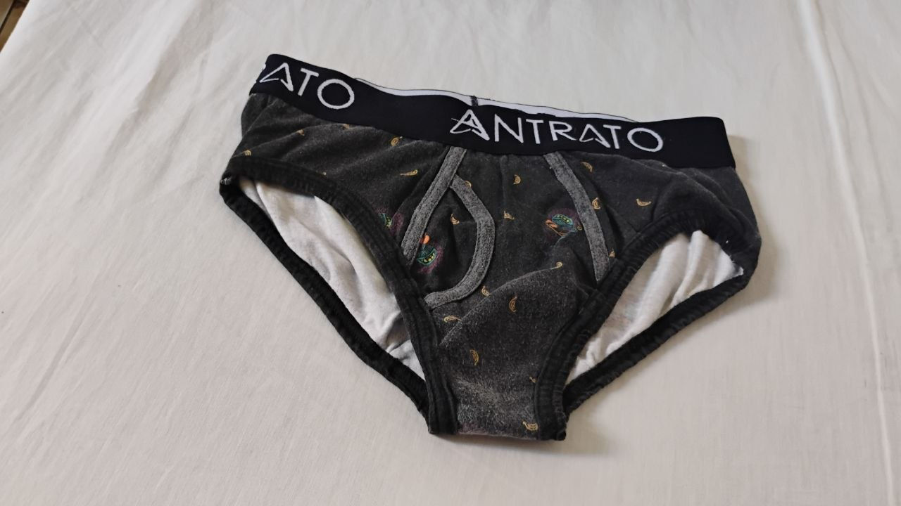 Cueca Tradicional Cinza P Antrato