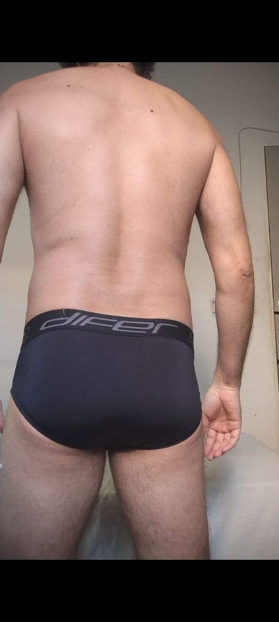Cueca Slip Preta M Difer